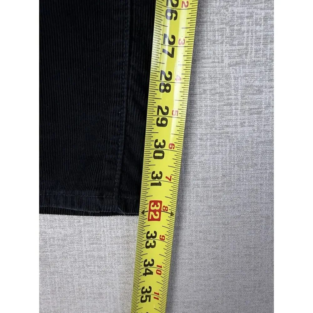 J.Crew 770 Straight Corduroy Pants Men’s 34x32 Black 5 Pocket Stretch